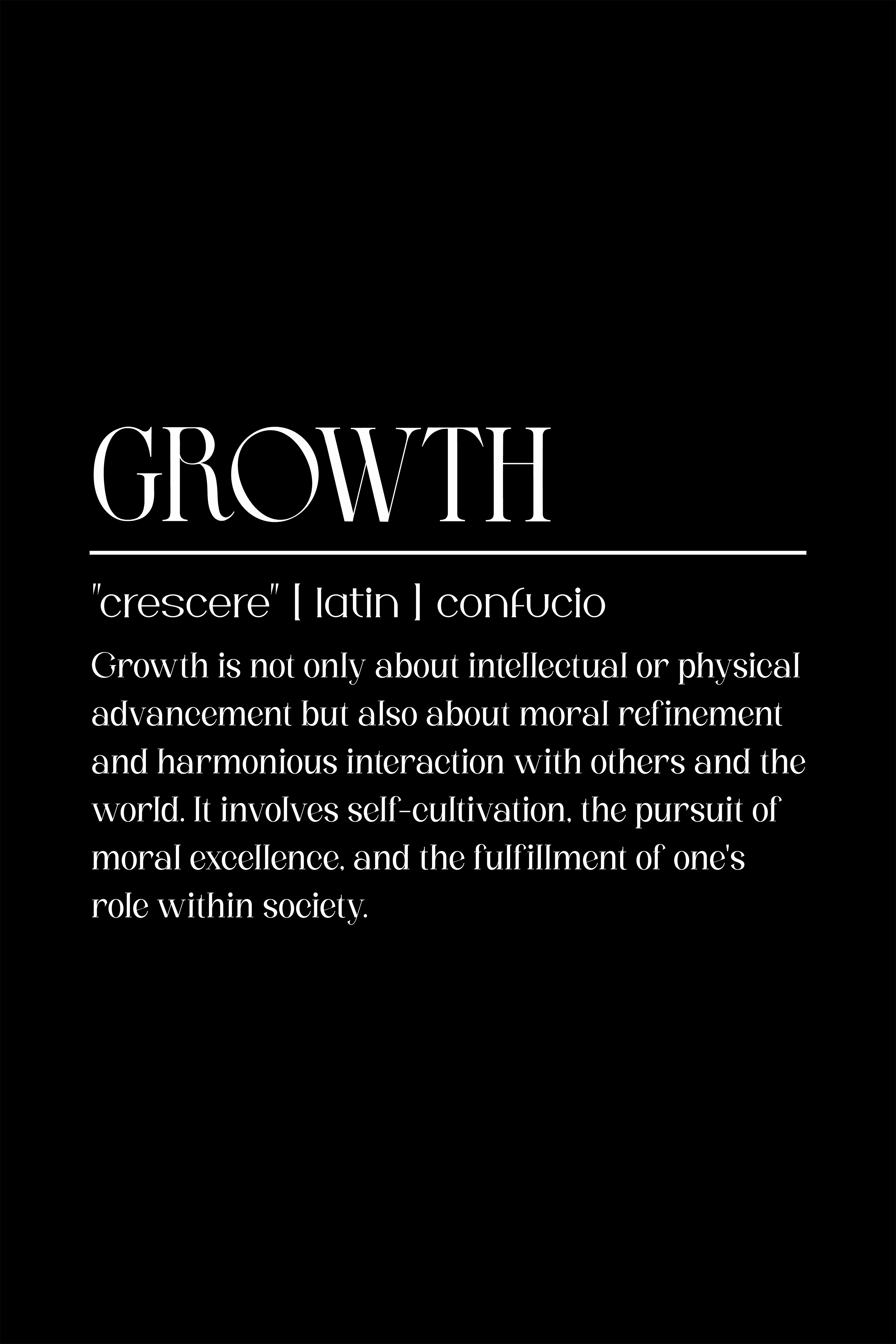 Growth metal poster artwork
